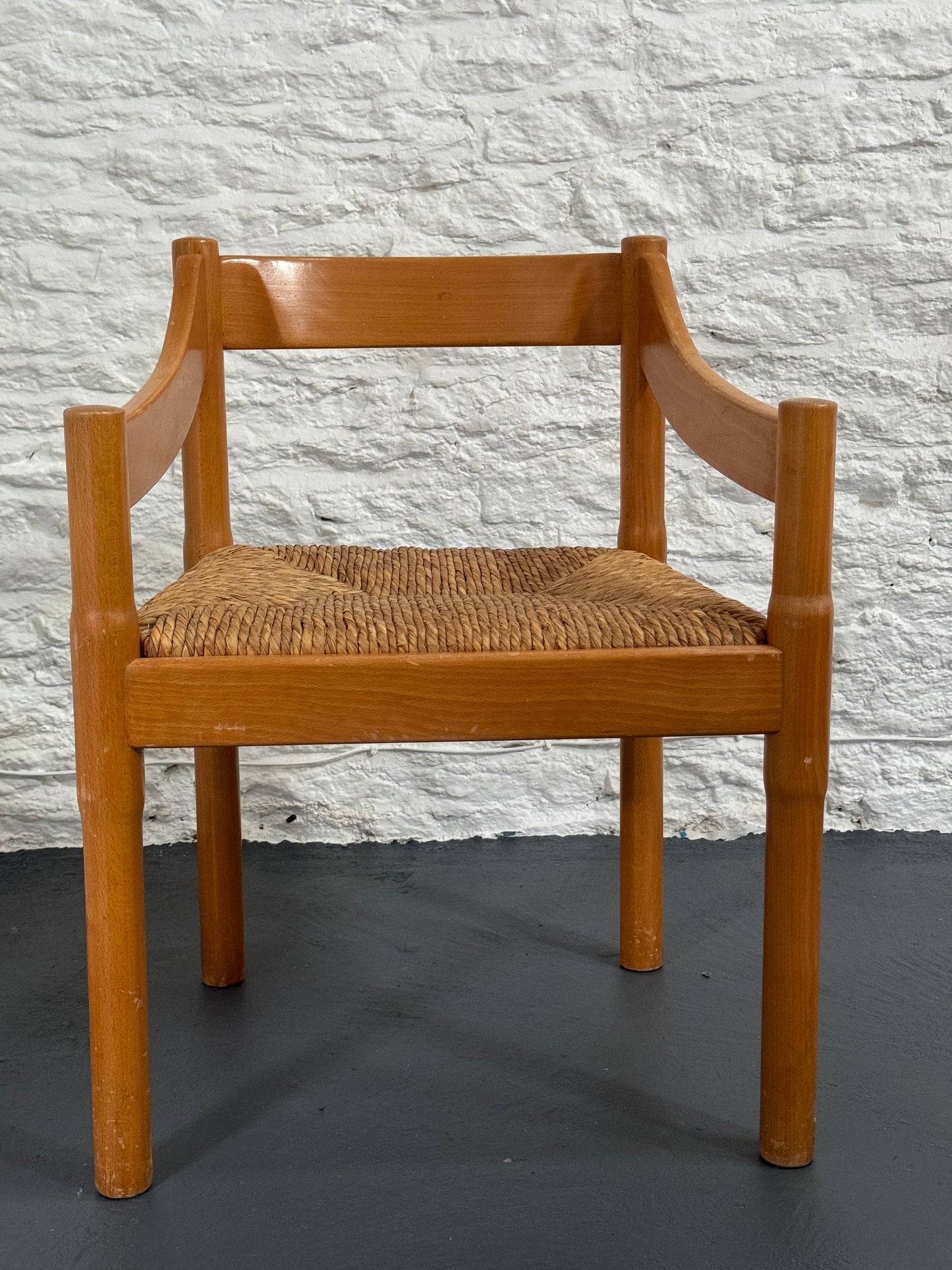 Set of 10 Vico Magistretti Carimate Chairs