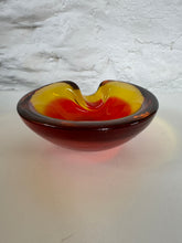 Load image into Gallery viewer, Red/Orange Murano Bowl