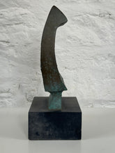 Load image into Gallery viewer, Brutalist Abstract Sculpture, Solid Bronze