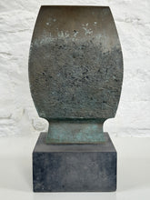 Load image into Gallery viewer, Brutalist Abstract Sculpture, Solid Bronze