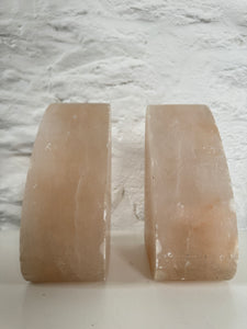 Pair of Large Alabaster Bookends