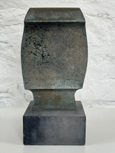 Load image into Gallery viewer, Brutalist Abstract Sculpture, Solid Bronze