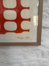 Load image into Gallery viewer, Large Abstract Screenprint - Stephen Gill - Framed