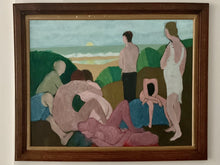 Load image into Gallery viewer, The Bathers, Vintage Oil Painting by by Alan Tabrum