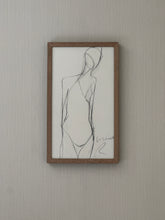 Load image into Gallery viewer, Vintage fashion sketch by Rick Owens, Signed