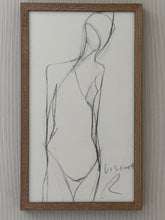 Load image into Gallery viewer, Vintage fashion sketch by Rick Owens, Signed