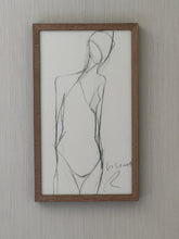 Load image into Gallery viewer, Vintage fashion sketch by Rick Owens, Signed