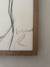 Load image into Gallery viewer, Vintage fashion sketch by Rick Owens, Signed