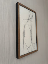 Load image into Gallery viewer, Vintage fashion sketch by Rick Owens, Signed