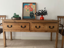 Load image into Gallery viewer, Vintage and Vibrant Oil Impasto on Board - Framed - Reds/Blues/Black