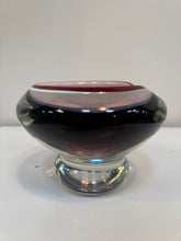 Load image into Gallery viewer, Murano Glass Red/Purple Bowl