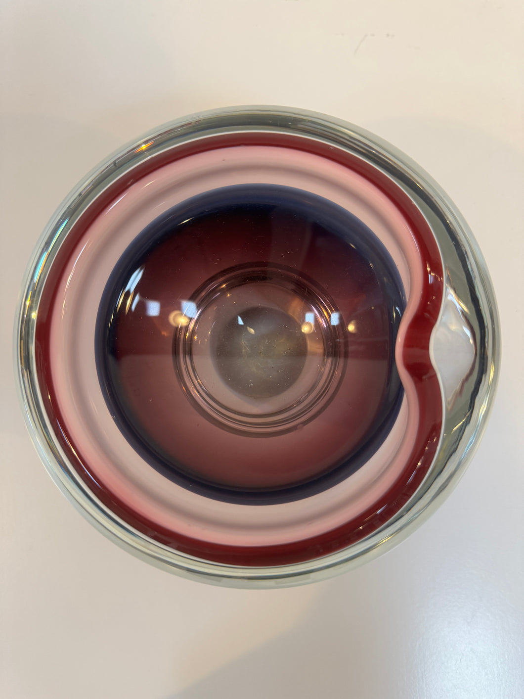 Murano Glass Red/Purple Bowl