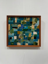 Load image into Gallery viewer, Vintage Oil Painting - Abstract - Blues and Greens