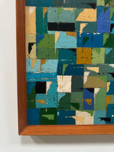 Load image into Gallery viewer, Vintage Oil Painting - Abstract - Blues and Greens