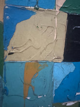 Load image into Gallery viewer, Vintage Oil Painting - Abstract - Blues and Greens