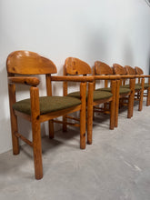 Load image into Gallery viewer, Set of 6 Rainer Daumiller Armchairs - Upholstered with Vintage Tweed Deadstock
