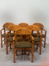 Load image into Gallery viewer, Set of 6 Rainer Daumiller Armchairs - Upholstered with Vintage Tweed Deadstock