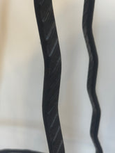Load image into Gallery viewer, Set of 4 Vintage French Wrought Iron Bar Stools with velvet seats
