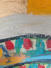 Load image into Gallery viewer, Mid century style Fish Painting in Oil Impasto