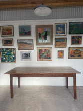 Load image into Gallery viewer, Antique Oak Farmhouse Table, Refectory Style, seats 8