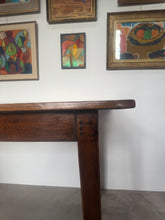 Load image into Gallery viewer, Antique Oak Farmhouse Table, Refectory Style, seats 8