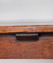 Load image into Gallery viewer, Antique Oak Farmhouse Table, Refectory Style, seats 8