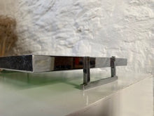 Load image into Gallery viewer, Rare Green Mirrored Serving Tray - Chrome Handles - Art Deco