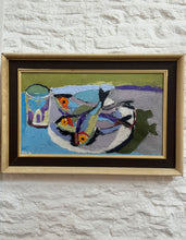 Load image into Gallery viewer, Vintage Oil Painting - The Fish - Impasto