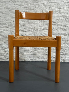 Set of 10 Vico Magistretti Carimate Chairs