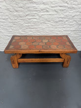 Load image into Gallery viewer, Vintage - Brutalist Coffee Table - Oak and Ceramic - 60s/70s