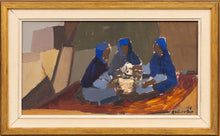 Load image into Gallery viewer, Ake Wickstrom Original Oil Painting in Gold Frame