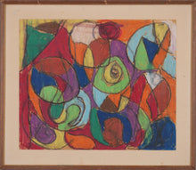 Load image into Gallery viewer, Vintage Swedish Abstract Pastel composition
